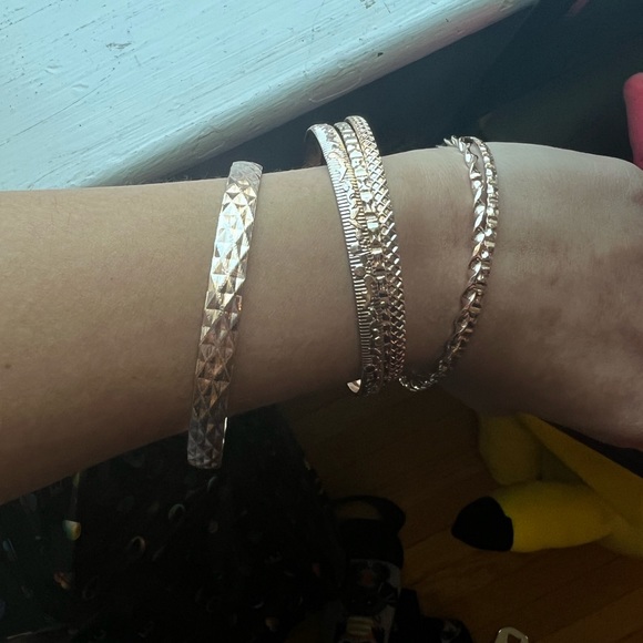 💜 Rose Gold Bangle Bracelet Bundle - Picture 2 of 2
